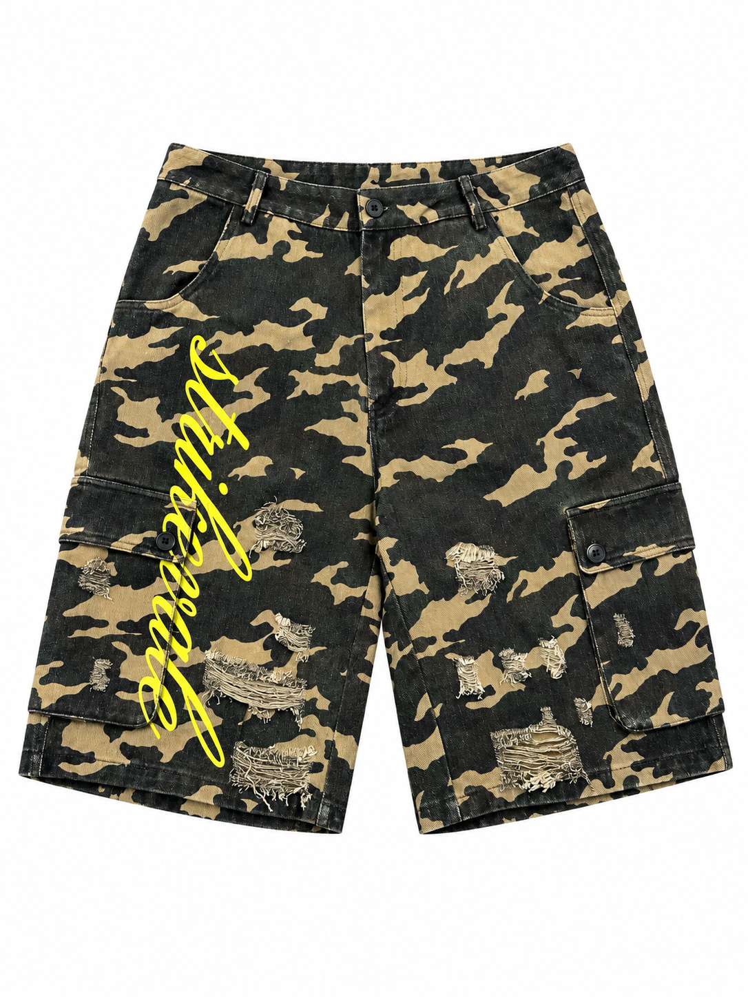 "WAR&PEACE" cargo shorts